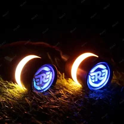 CYT Metallic Handle Bar End Dual Led Bike Turn Signal Indicator Light ...