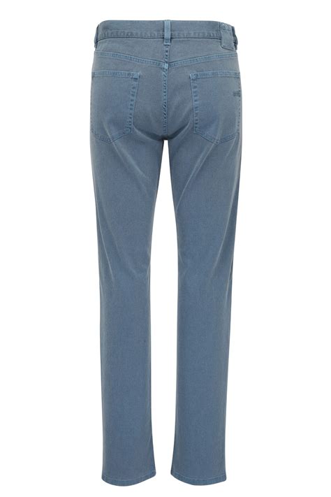 Zegna - Blue Stretch Five Pocket Pant | Mitchell Stores