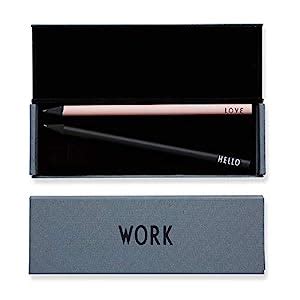 Design Letters Grey Hard Shell Work Pencil Case for Pen, Pencil, Eraser ...