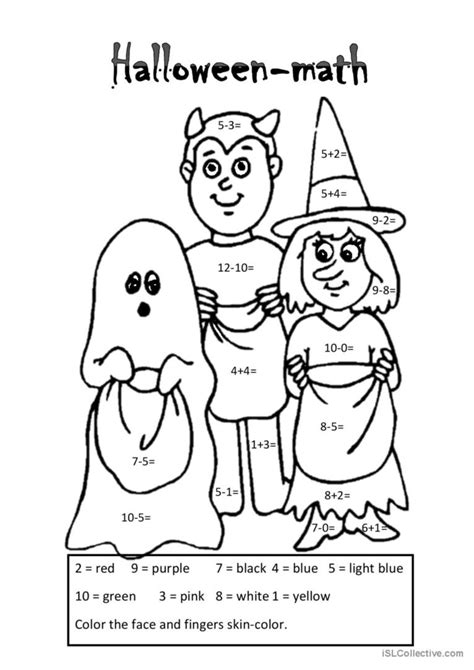 halloween-math: English ESL worksheets pdf & doc