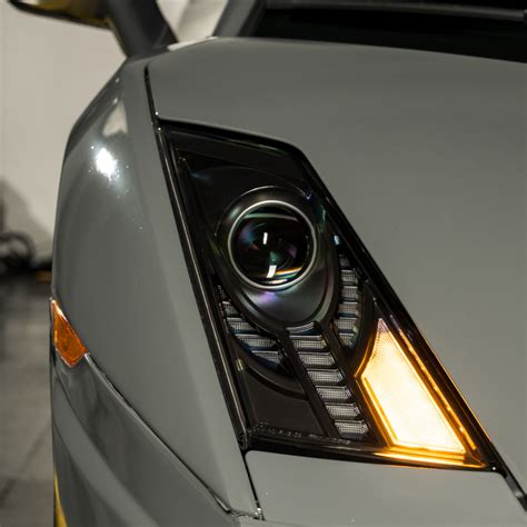 2003-2008 Lamborghini Gallardo Bi-LED DRL Projector Headlights - Founders - AutoLEDTech.com