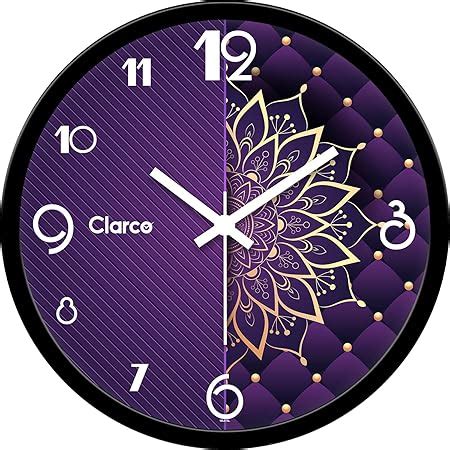 Buy Clarco Brand Big Size Designer Analogue Round Plastic Wall Clock ...