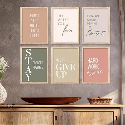 kotart Motivational Quotes Wall Paintings With Rectangular Frame ...