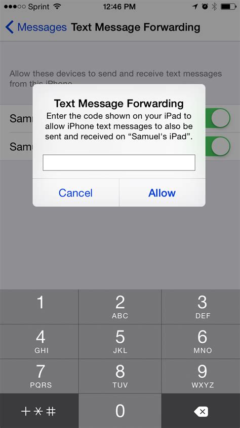 Image result for iPhone SMS Code