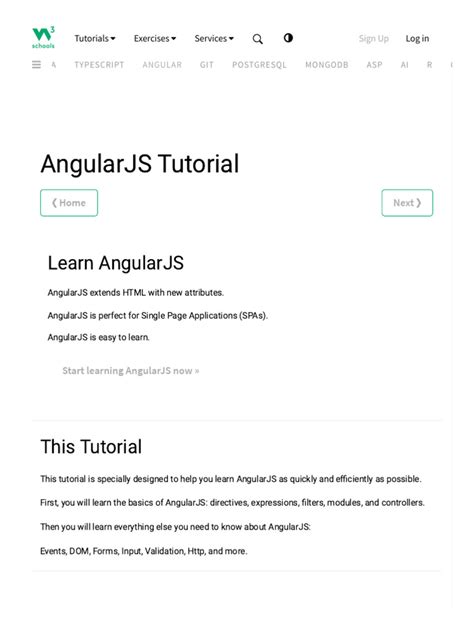 AngularJS Tutorial PDF 的图像结果