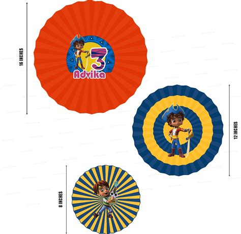 PSI Santiago Theme Paper Fan | Party supplies online – Party Supplies India
