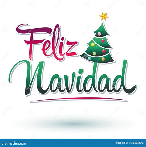 Feliz Navidad Stockbild - Bild: 35529661