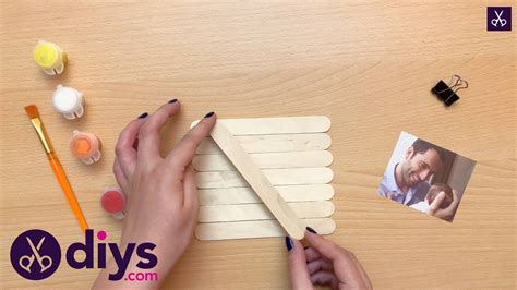 Image result for DIY Picture Frame Using Popsicle Sticks