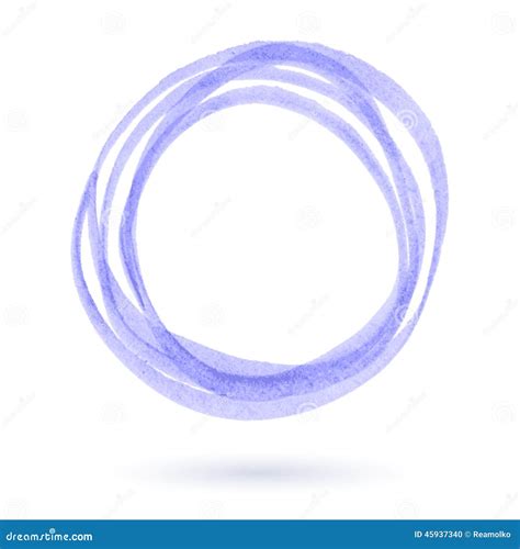 Purple marker circle. stock vector. Illustration of layout - 45937340