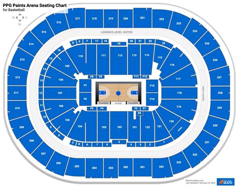Seating Chart For Ppg Arena