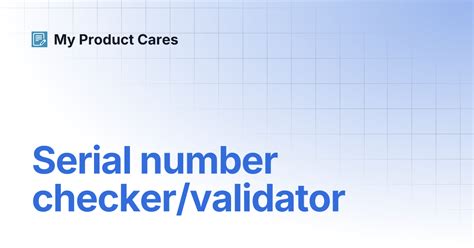 Image result for Serial Number Tracker
