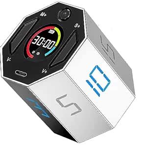 Dolphy Digital Timer, Productivity Timer Cube, Magnetic Flip Octagon ...