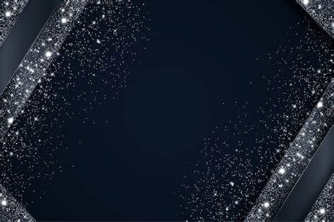 Realistic black shimmer background | Free Vector