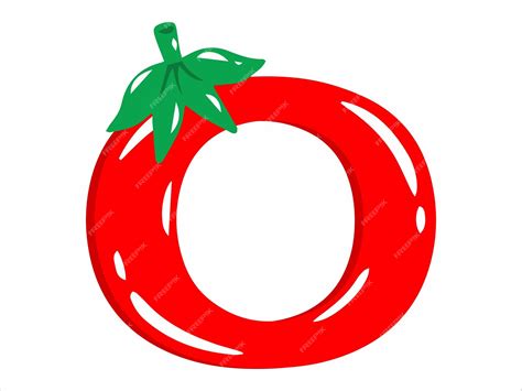 Ilustración de la letra O del alfabeto del chile | Vector Premium