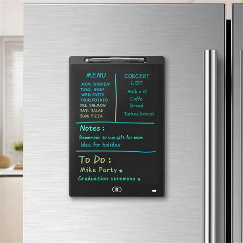 Amazon.com : Magnetic Whiteboard for Fridge, 9.8"×6.7" LCD Writing ...
