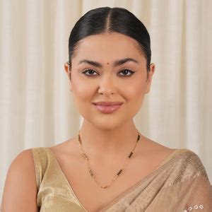 elegant gold plated black bead mangalsutra | COD Available - smarsjewelrys