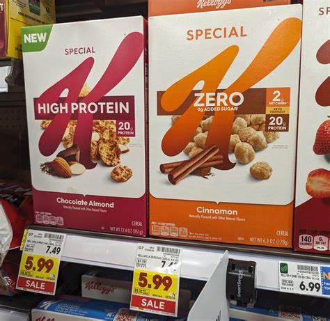 Kellogg’s Special K High Protein or Zero Sugar Cereal Just $4.49 At ...