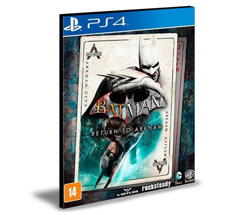 Batman Return to Arkham - Arkham City Ps4 e Ps5 Mídia Digital - Rafa Gamer