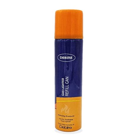 DEBIRE Aluminum Gas Lighter Refill Can | Essential Lighter Refill ...
