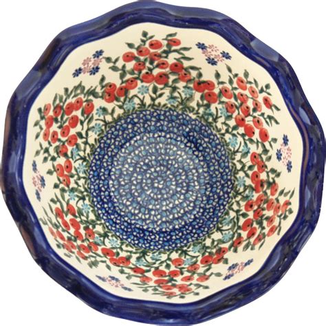 Buy Polish Pottery Ceramika Boleslawiec 0413/282 Royal Blue Patterns 5 ...