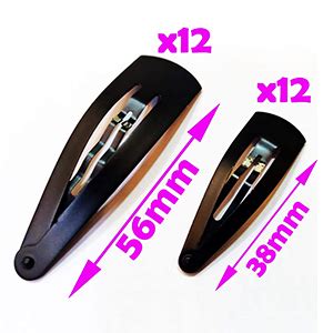 HP HIGH PROFILE Small and Large Combo Set Tic Tac Hair Clips for Women ...