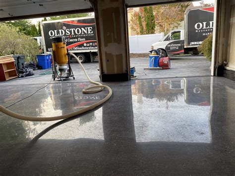 Polished Concrete Garage Floors - Oldstonerestoration