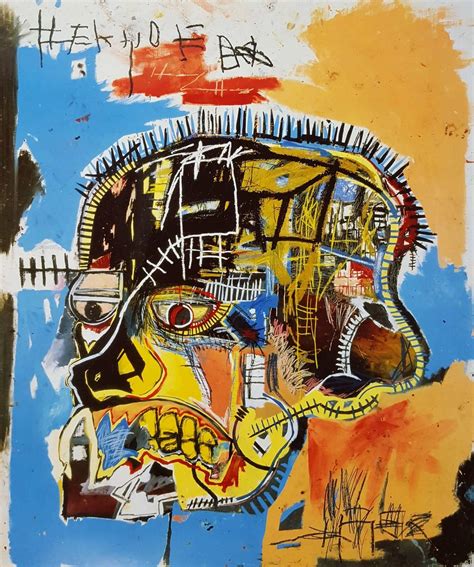 Jean-Michel Basquiat, Untitled (Skull), 1981. Por que a dor também tem cor? - Imagem: Reprodução