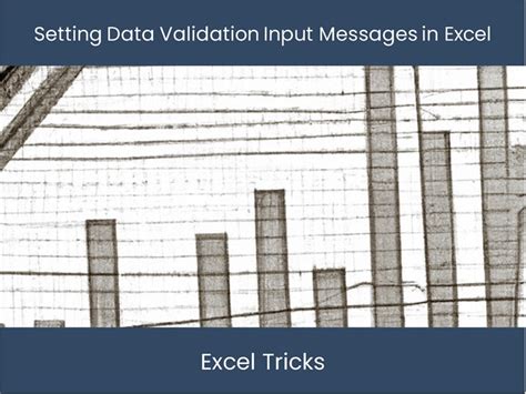 Image result for Data Validation Input Message