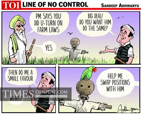 Farmers protest Times of India Cartoon PM SAYS YOU DID ...