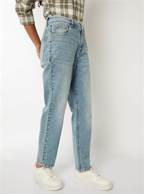 Buy Women Washed Straight Fit Jeans Online at just Rs. 1199.0 ...