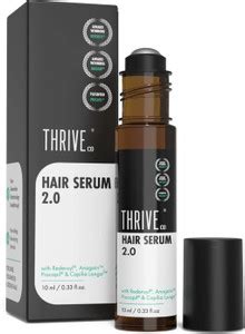 ThriveCo Hair Growth Serum for Voluminous & Strong Hair with Non ...