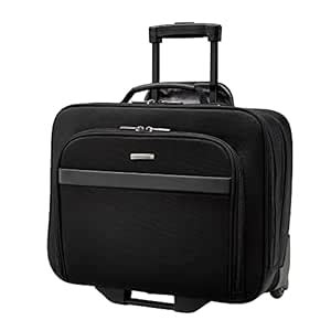 Samsonite(R) Double Gusset Wheeled Portfolio, Black : Amazon.in: Fashion