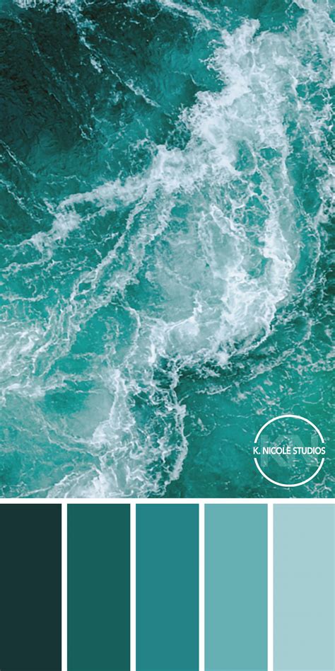 Emerald Green Ocean Color Inspiration | Green Color Palettes | Nature ...