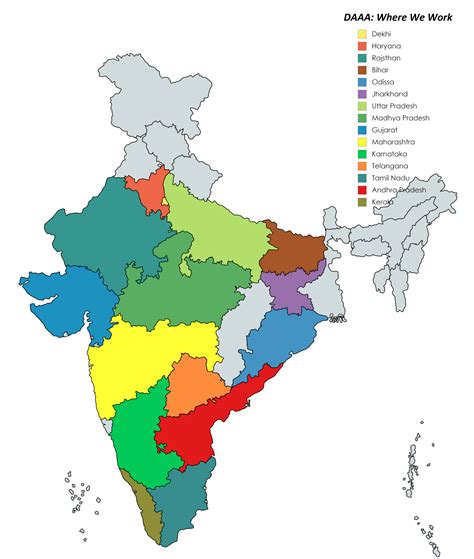 DAAA – Where We Work – National Campaign on Dalit Human Rights