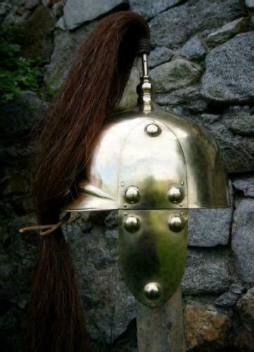 Roman Celtic Helmet With Plume Brass Celtic helmet | Ubuy India