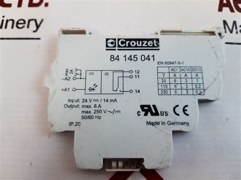 Crouzet 84 145 041 Relay – Aeliya Marine Tech