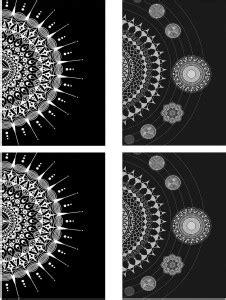 Combo Posters Set Of 4 Rolled Posters with Ethnic design on black ...