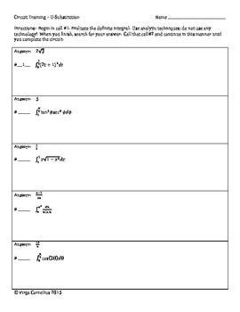 Image result for Definite Integral U-Substitution Practice Problems