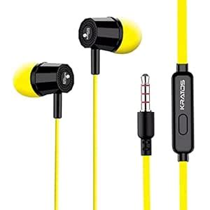Kratos Thump Wired Earphones, Powerful Bass, HD Sound Quality Earphones ...