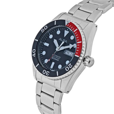 ALBA Black Dial Automatic Men's Watch AL4293X1 – Sai Creations Watches