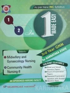 2 In 1 Made Easy (All - In - One ) - For 3rd Year GNM Students For ...