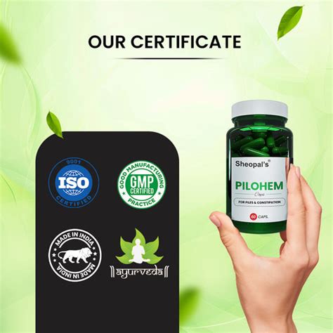 Pilohem Aid: Best Ayurvedic Capsule And Oil For Piles | Sheopals