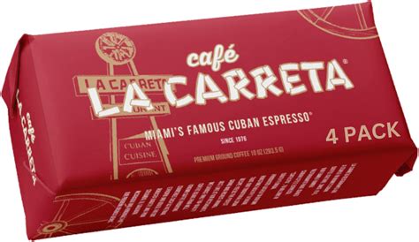 Amazon.com : Cafe La Carreta Dark Roast Espresso Coffee 10 oz Miami ...