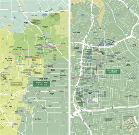 Map Of Downtown La