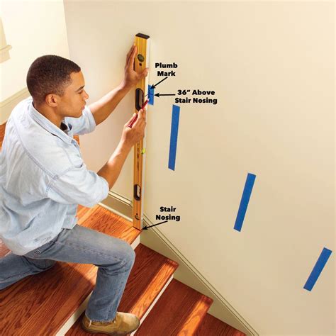 Install a New Stair Handrail | Stair handrail, Stairs, Handrail