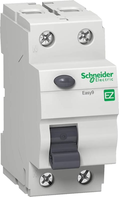 Schneider Easy9 63A Earth Leakage Sensitivity 30mA 2 Pole RCCB : Amazon ...