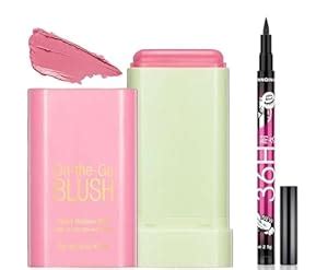 Buy TopFinder® On The Go Blush Stick | Lipstick Combo Pack Waterproof ...