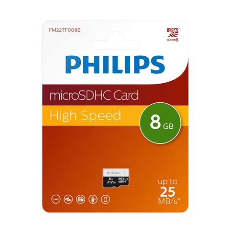 Memorijska kartica PHILLIPS Micro SD 8GB V10 - Mob-Shop