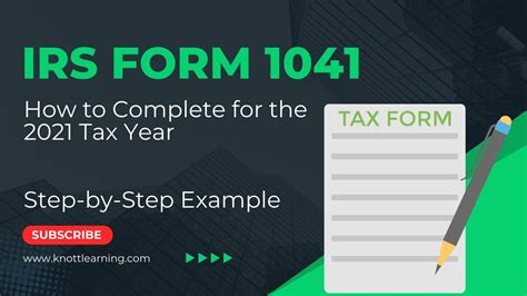 Image result for How to File Form 1041