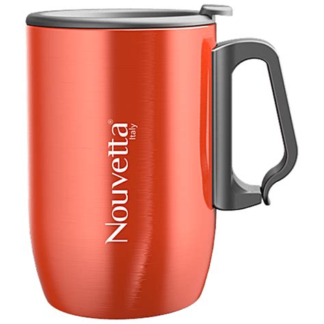 Buy Nouvetta Refresh Vaccum Mug - Steel, Red Online at Best Price of Rs ...